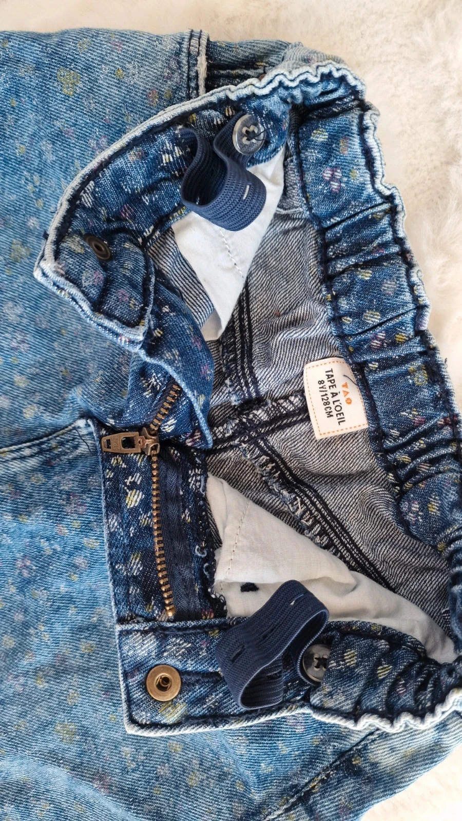 Saia jeans feminina Tape à l’üeil  8 anos (128 cm)  Muito bom estado – photo 7